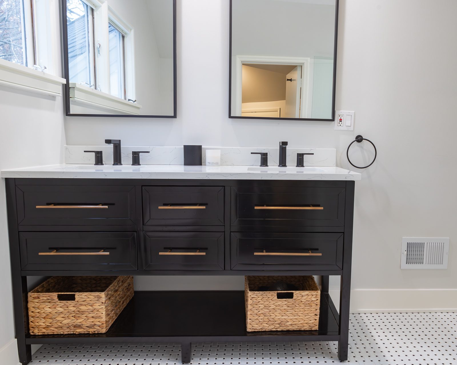 The Barrington Hills Attic Suite — Vanity Elevation