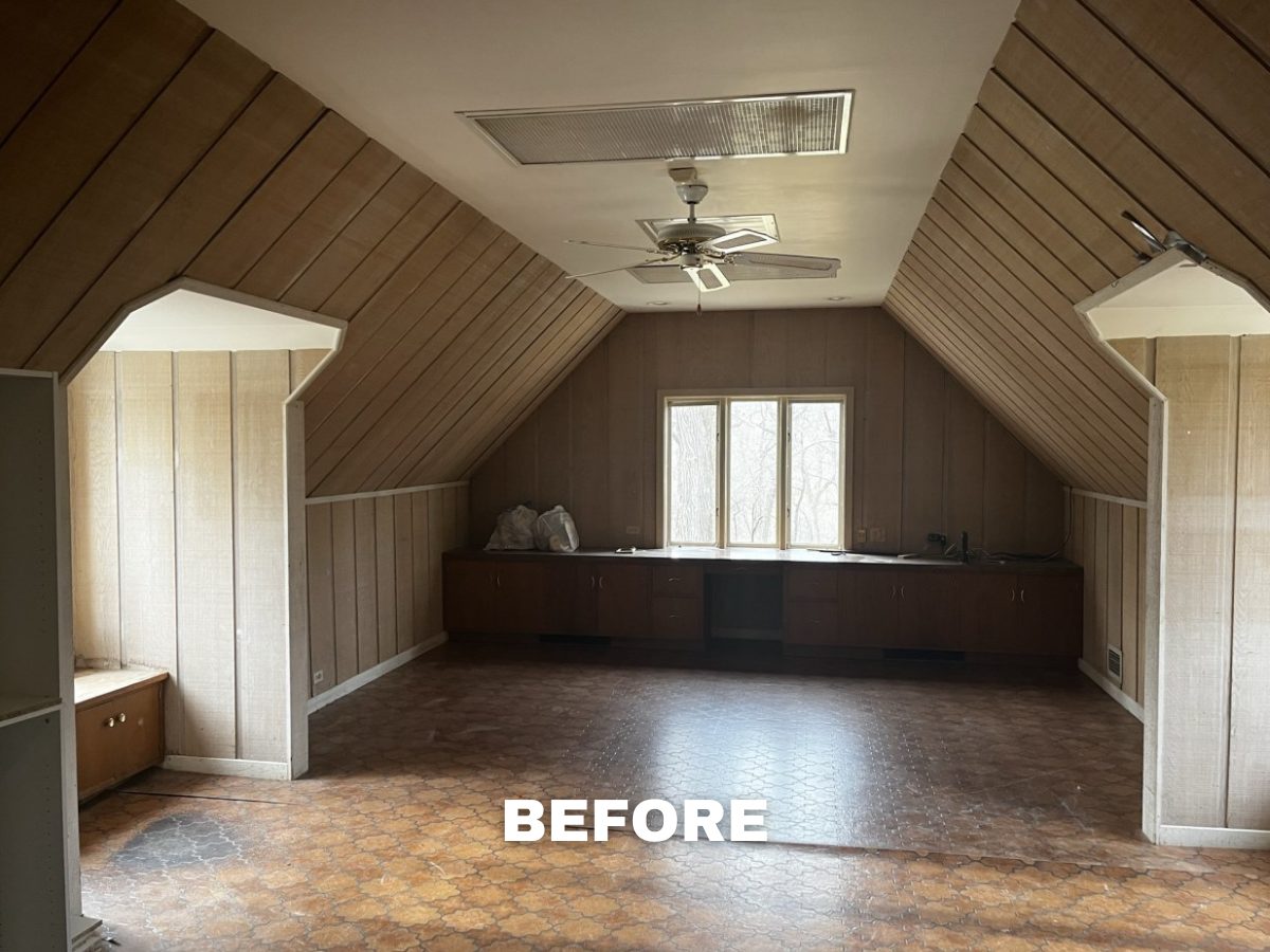 The Barrington Hills Attic Suite — before