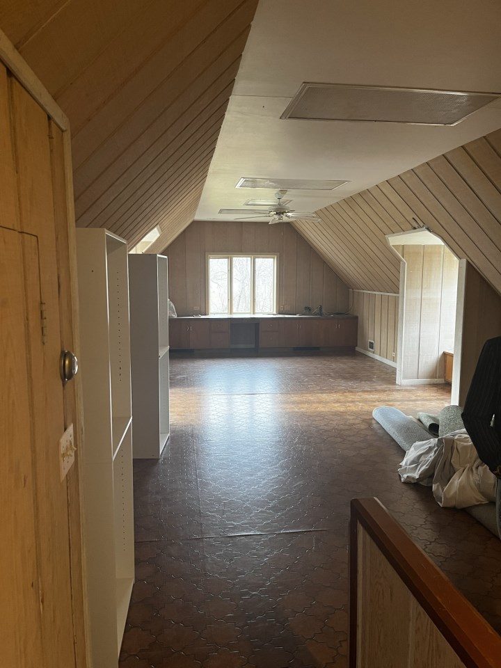 The Barrington Hills Attic Suite — before