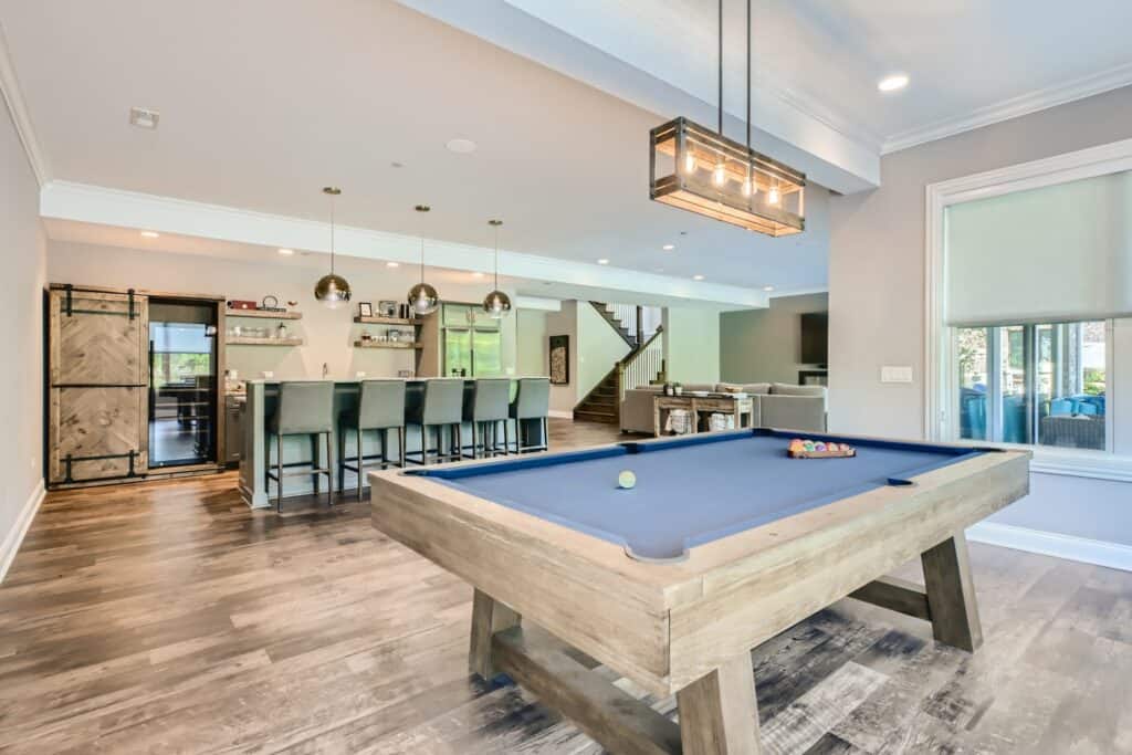basement remodeling expansion project