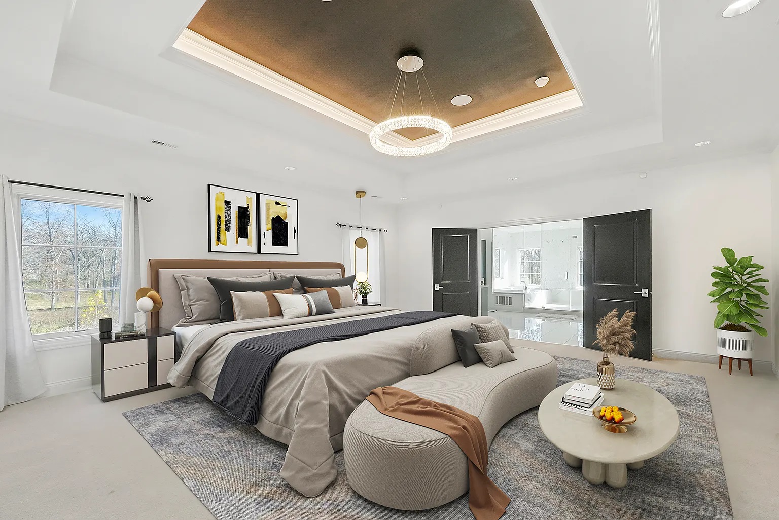The Lakewood Manor — 2nd Floor Primary Bedroom