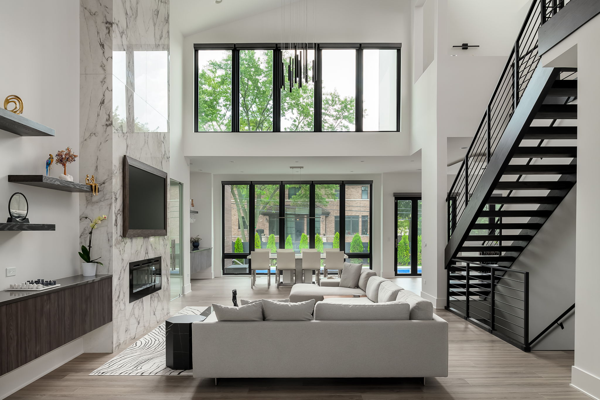 The Lake Bluff Whole-Home — Living Room