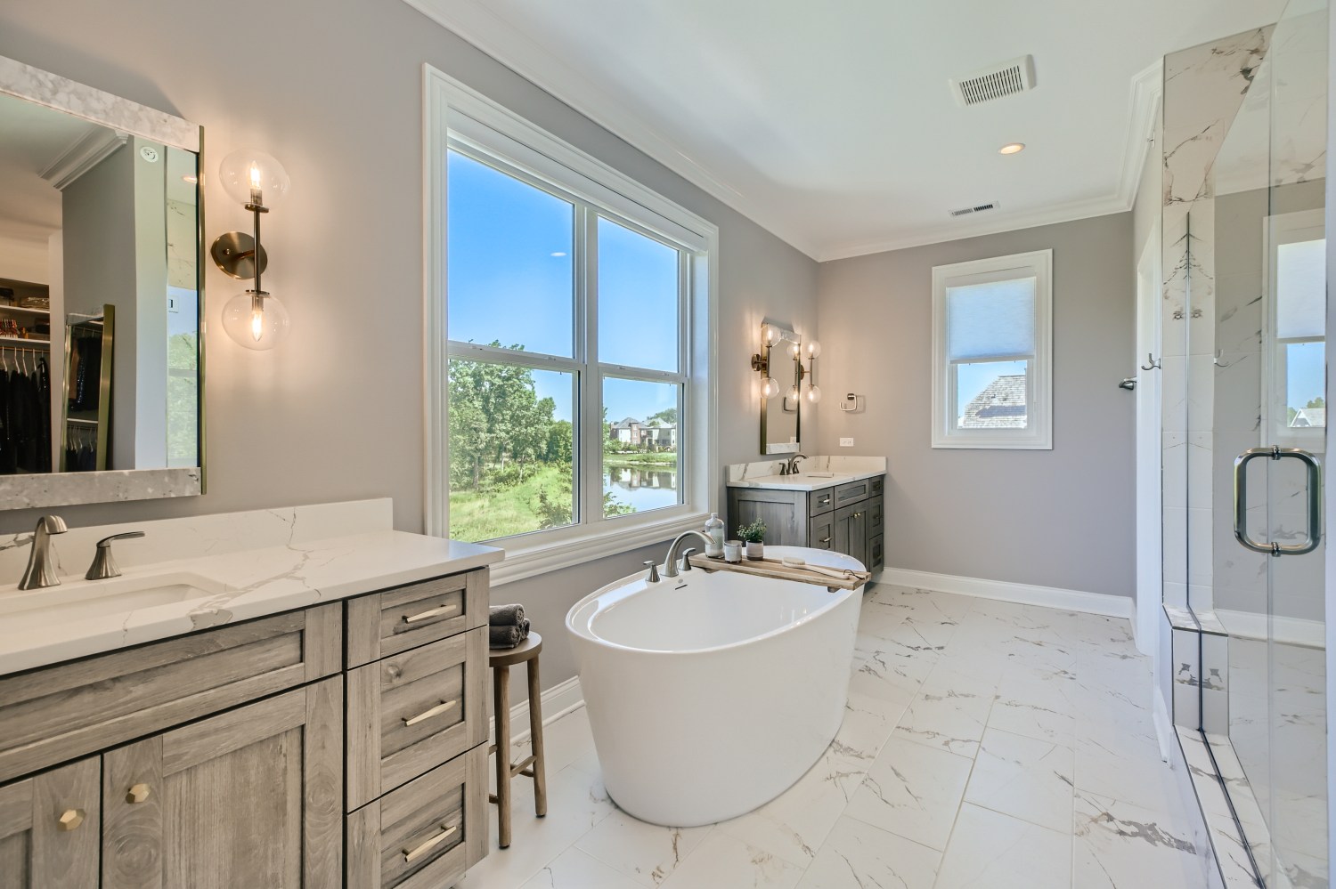 Mission Hills, Gutted ' Reborn — Primary Bathroom
