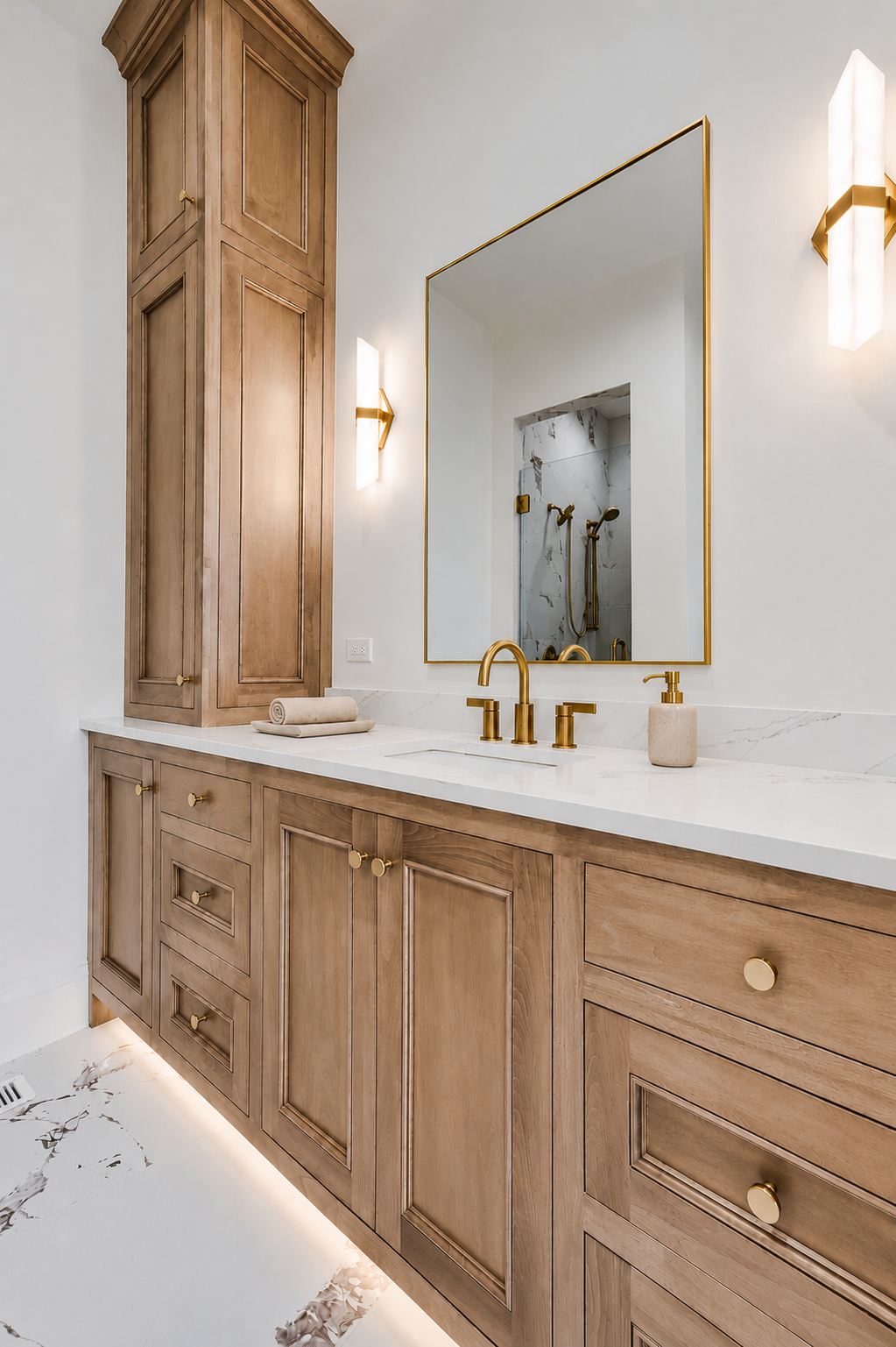 The 1885 Evanston Lower Level — Primary Bathroom